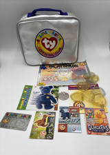 TY Beanie Babies Official Club Platinum Membership Case, Coin and Cards