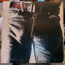 The Rolling Stones Sticky Fingers  59100 EX VINYL/ VG+ COVER  Zipper W/insert