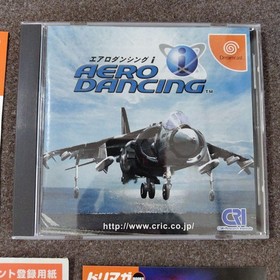 Aero Dancing i Dreamcast with obi postcard etc.