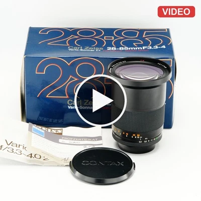 ZEISS Vario-Sonnar T* Camera Lenses for Contax 28-85mm Focal for