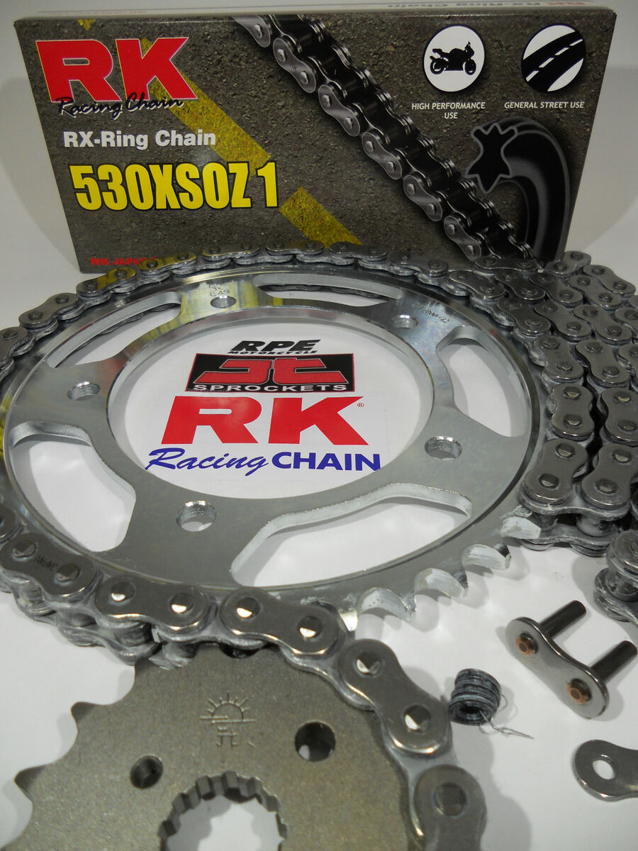 RK X-Ring '06/07 KAWASAKI ZX10R ZX-10 ZX10 CHAIN AND SPROCKET KIT *PREMIUM  530*