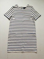 Marc Jacobs spring nautical yaught Jersey dress striped size small