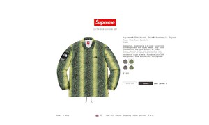 north face supreme snakeskin