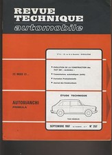 Revue technique Autobianchi 500