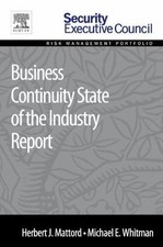 Business Continuity State of the Industry Report, Paperback by Mattord, Herbe...