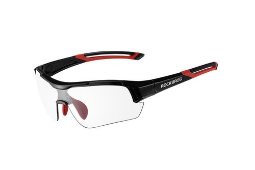 ROCKBROS Cycling Sunglasses PC Photochromic Transparent Glasses UV400 Goggles - Afbeelding 5 van 8