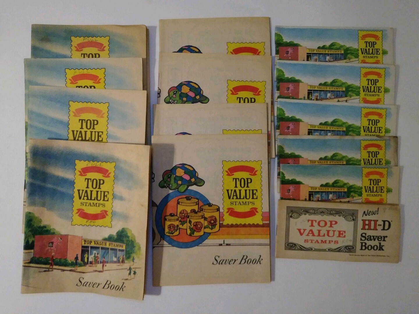 Lot of Vintage Top Value Saving Stamp Books  (Lot 2)