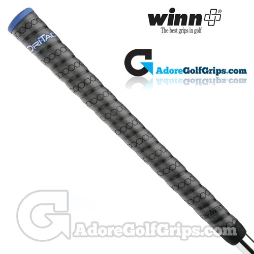 Winn Dri-Tac Wrap mittelgroße Griffe - dunkelgrau/blau x 1