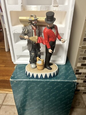  The Ring Master  Emmett Kelly Figurine MIB With Certificate Of Authenticity