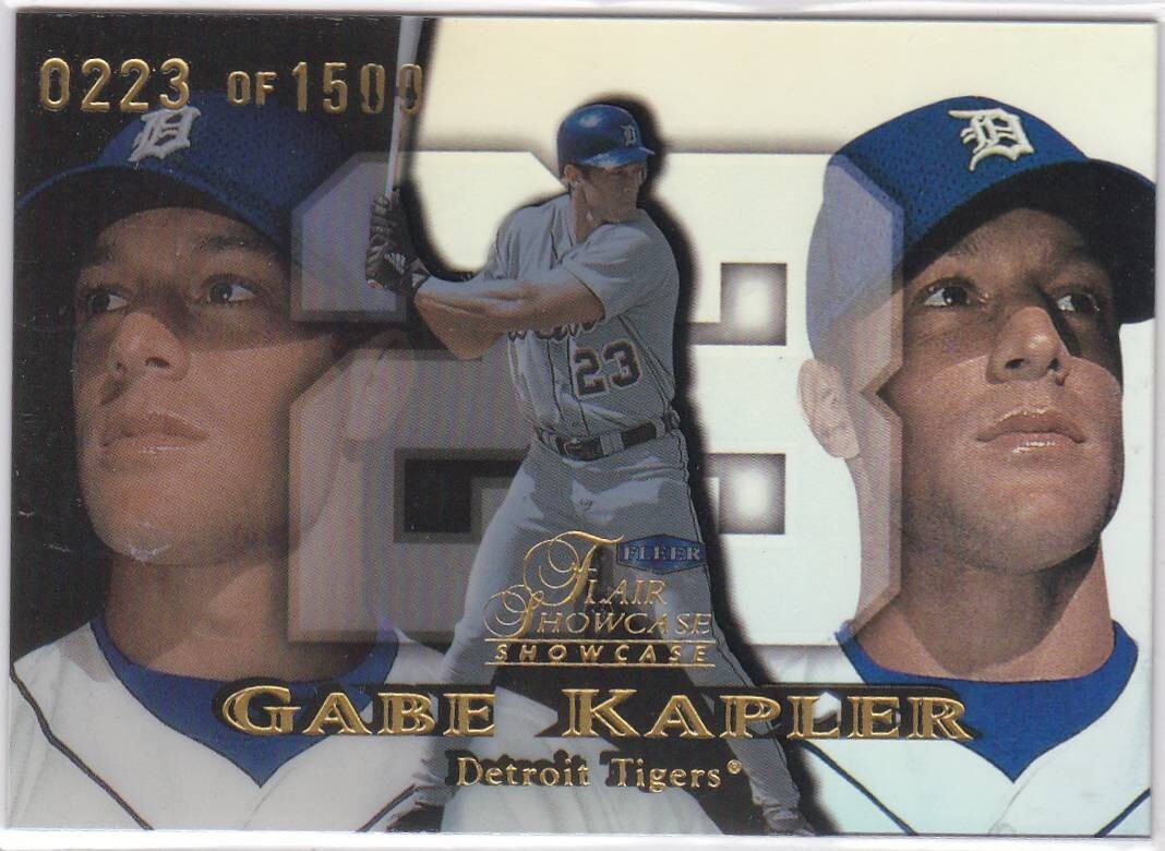 Vetrina Flair 1999 fila 1 posto 37 Gabe Kapler Tigers 1500 spedizione gratuita!