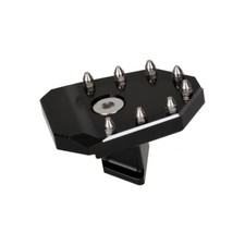 Black 3D Foot Brake Pedal Footrest Extension Pad For Kawasaki KLR650 2008-2023