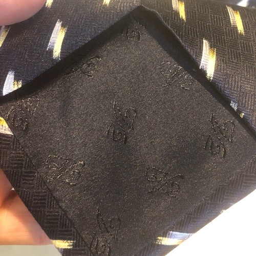 VERSACE Classic V2 Silk Blue Tan Men's Necktie EUC - Bild 4 von 9