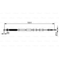 Bosch Handbremsseil Bremsseil Hinten Links Passend FüR Fiat Grande Punto