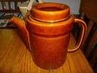 Vintage 1970's Pfaltzgraff Brown Stoneware Coffee Pot... Nice Piece .. — photo 2