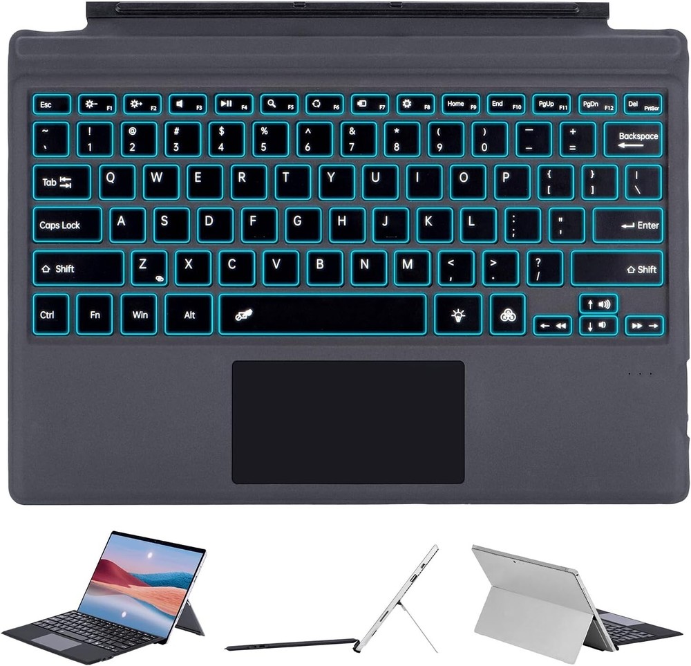 Type Cover for Microsoft Surface Pro 7+/ Pro 7 / Pro 6 / Pro 5 / Pro 4 / Pro 3，S