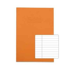 Rhino A4 Exercise Books 80 Page F8M Orange (Pack of 50) VEX668-1465-0