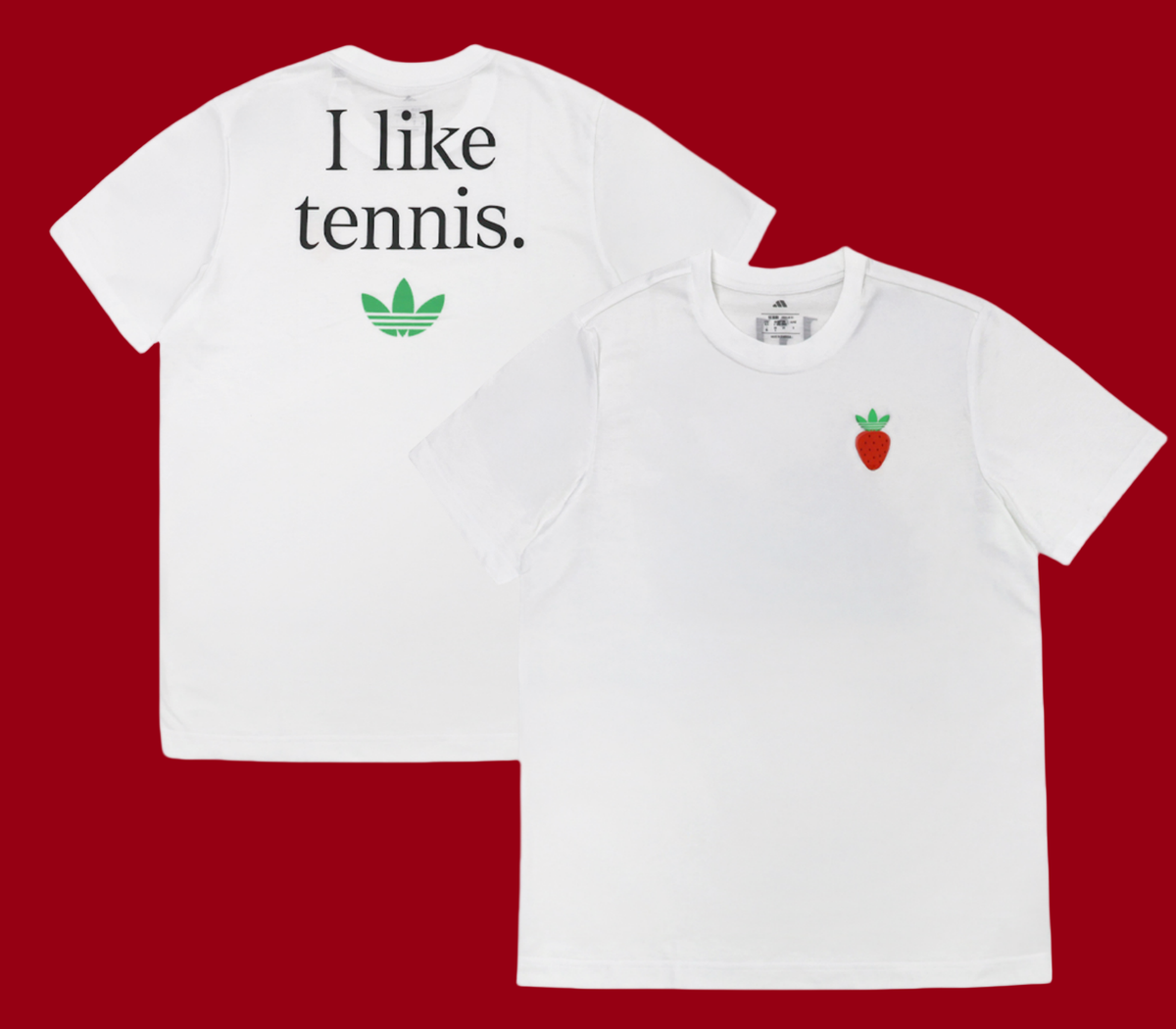 adidas Original Tennis Graphic T-Shirts Men Sports Climacool Top