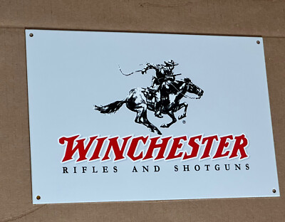 Vintage Style Winchester Rifles And Shotguns Heavy Steel Metal Top ...
