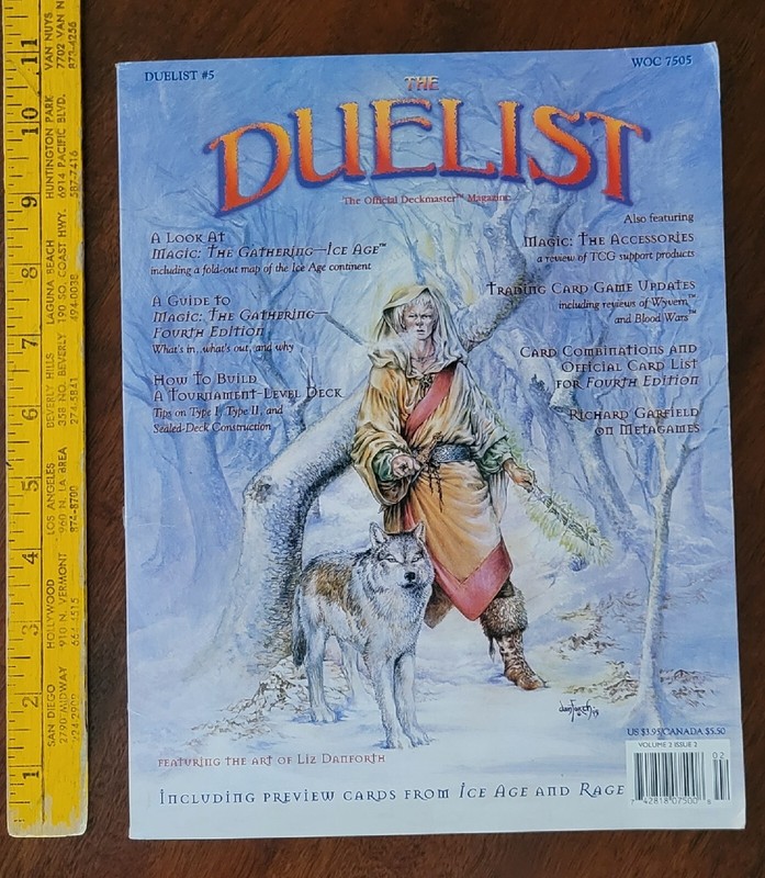 DUELIST OFFICIAL DECKMASTER #5 1995 MAGAZINE