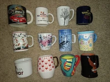 Coffee Cups Mugs"You Choose" Many Different On Pictures Logos Pre-owned 