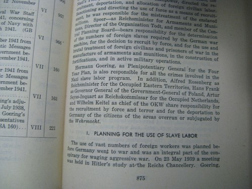 Nazi Conspiracy And Aggression United States Prosecution & Axis Criminality 1946 - Picture 9 of 12