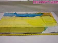 Yellow Geometric Shower Curtain 100 Polyester Water Proof/Dry Quickly 180cm