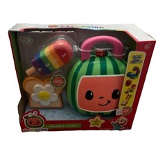 Cocomelon Lunchbox Playset - Includes Lunchbox, 3-Piece Tray, Fork, Spoon, Toast