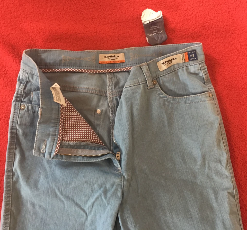 Raphaela by BRAX Dinámica Peppige Azul Claro Mujer Soft-Jeans Stretch Talla 38 - Imagen 2 de 4