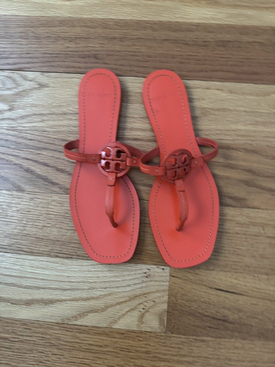 【Tory Burch】MILLER パテント サンダル／オレンジシトラス Miller Eyelet Sandal: Women's Designer Sandals | Tory Burch