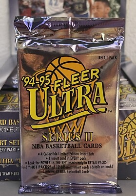1994-95 FLEER ULTRA NBA Basketball (Series 2) PACK 12 CARDS HILL KIDD (RC?!) OVP