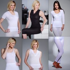 Ladies Thermal Underwear Short or Long Sleeved Vests or Long John warm Ski Wear.