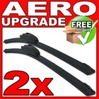 24"/18" Front Aero VU Flat Wiper Blades Windscreen Window Jointless Beam Upgrade