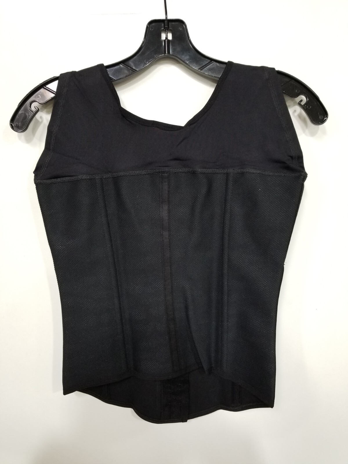 M&D FL0555 - Control Fit Latex Vest W/ Covered Back Sz L - Black