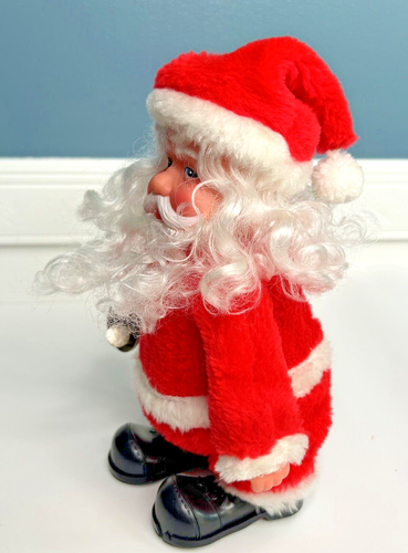 Vintage Walking Musical Santa Claus Taiwan 6" - READ Not Fully working - Picture 3 of 8