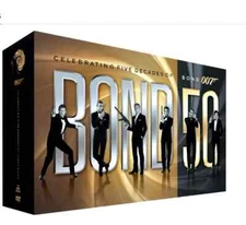 Bond 50: Celebrating Five Decades of Bond 007 DVD 23-Disc Set Free Fast Shipping