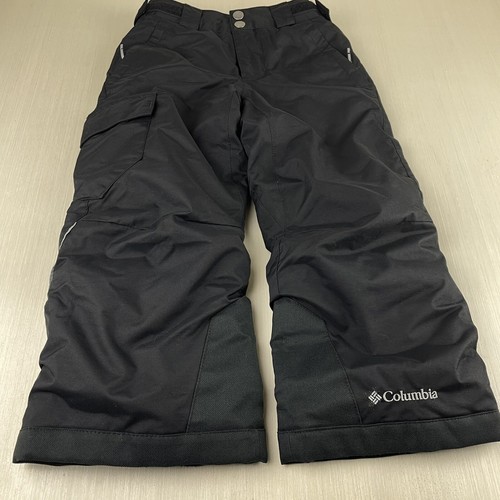 Columbia Omni Heat Kids Ski Pants Size XXS Black Girl Boy Snow Omni Tech - Picture 3 of 9