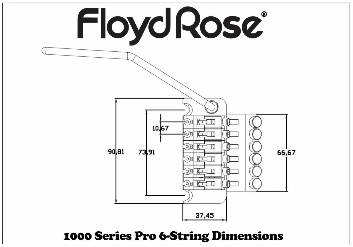 Floyd rose 1000 series outlet