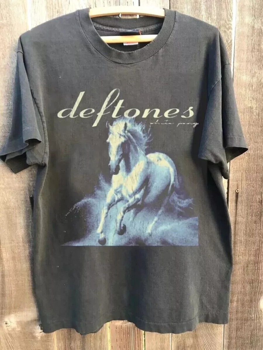 Deftones WHITE PONY Vintage Style Unisex Charcoal T-Shirt S