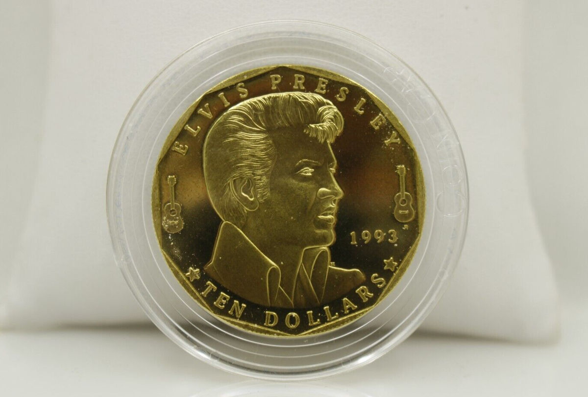 Elvis Presley Commemorative Coin Set $50 1 oz Fine Silver