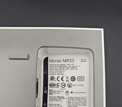 Cisco Meraki MR33 802.11ac Wave 2 PoE Wireless Access Point Inc VAT UNCLAIMED - Picture 5 of 5