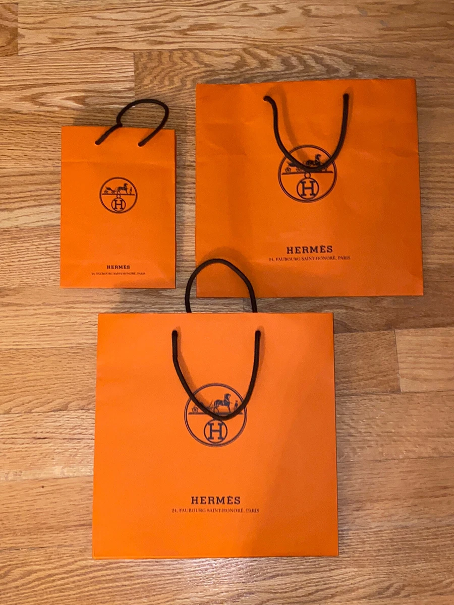 AUTHENTIC HERMES PAPER BAGS  Authentic hermes, Hermes, Paper bag