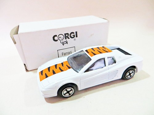CORGI 'FERRARI TESTARROSA KELLOGGS PROMO SPECIAL EDITION' 1:64 JUNIORS MIB/BOXED - Picture 1 of 9