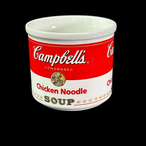 Campbell's Chicken Noodle Soup Cup Mug Bowl Houston Harvest 1998 15 oz - Picture 2 of 6