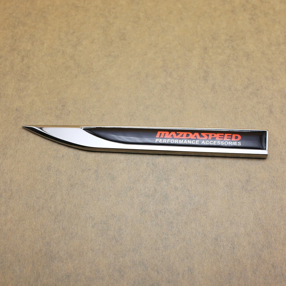 2x MAZDASPEED Guardabarros Emblema Insignia Calcomanía Adhesiva para Mazda Foto 4 de 4