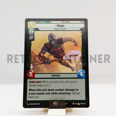 STAR WARS UNLIMITED SPARK OF REBELLION 085/252 R Rukh Thrawn's Assassin