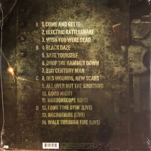 Overkill - The Electric Age (180gm 2XLP, Neon Green, 2019, US, EOM-LP-46193,New) - Image 2 of 2