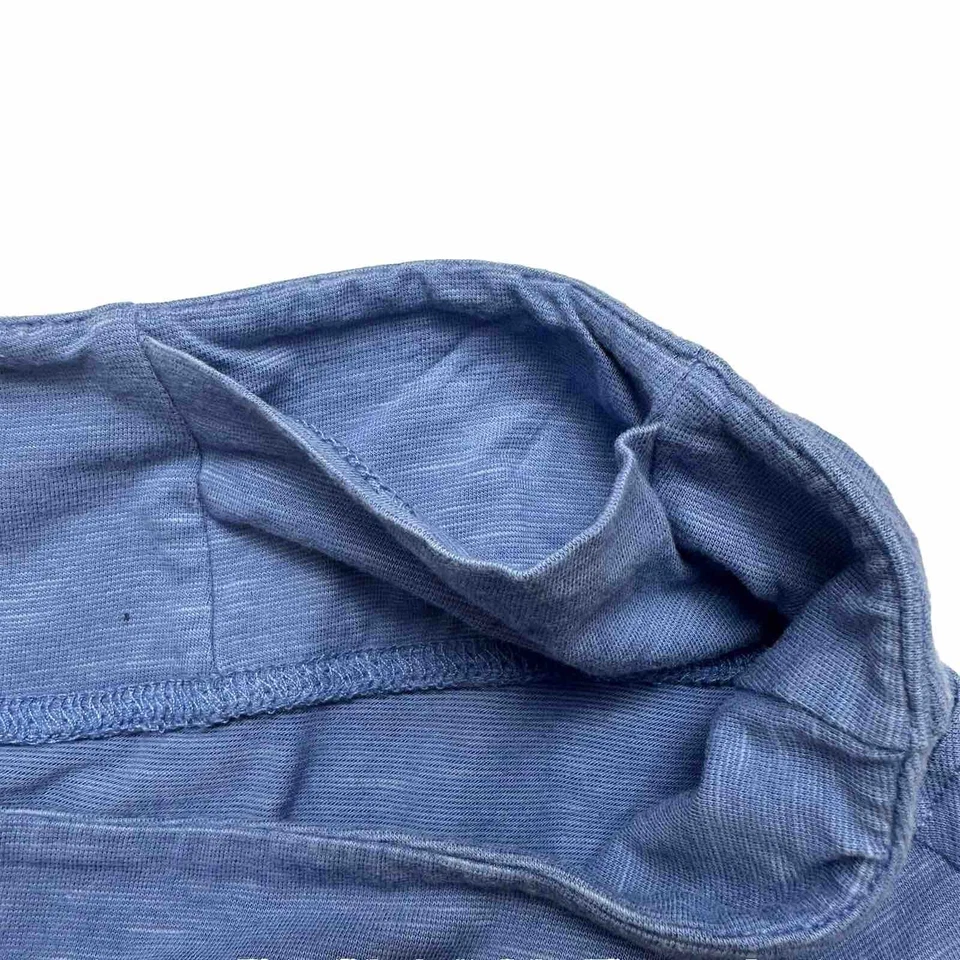 Horny 蟾蜍裙扇贝不对称球衣蓝色女式 M 拉荷叶边下摆 — 第 3/4 张图片