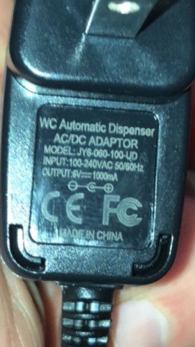 ac dc adapter 100-240v 50/60hz 6 VOLT BRAND NEW! JY6-060-100-UD 6V 1000mA - Afbeelding 7 van 8