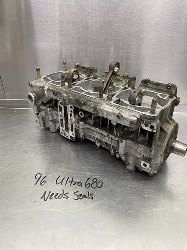 96 POLARIS ULTRA 680 XCR 600 BOTTOM END CRANKCASE CRANKSHAFT CRANK CASE SHAFT - Picture 8 of 9
