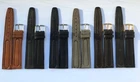 Mens Leather Watch Strap 18mm Genuine Leather Band Metal Buckle 18mm Strap pins